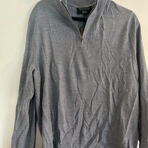 Banana Republic Italian Merino Gray-blue Men's Sweater